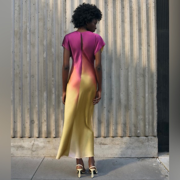 Zara tie dye printed dress - Picture 6 of 10